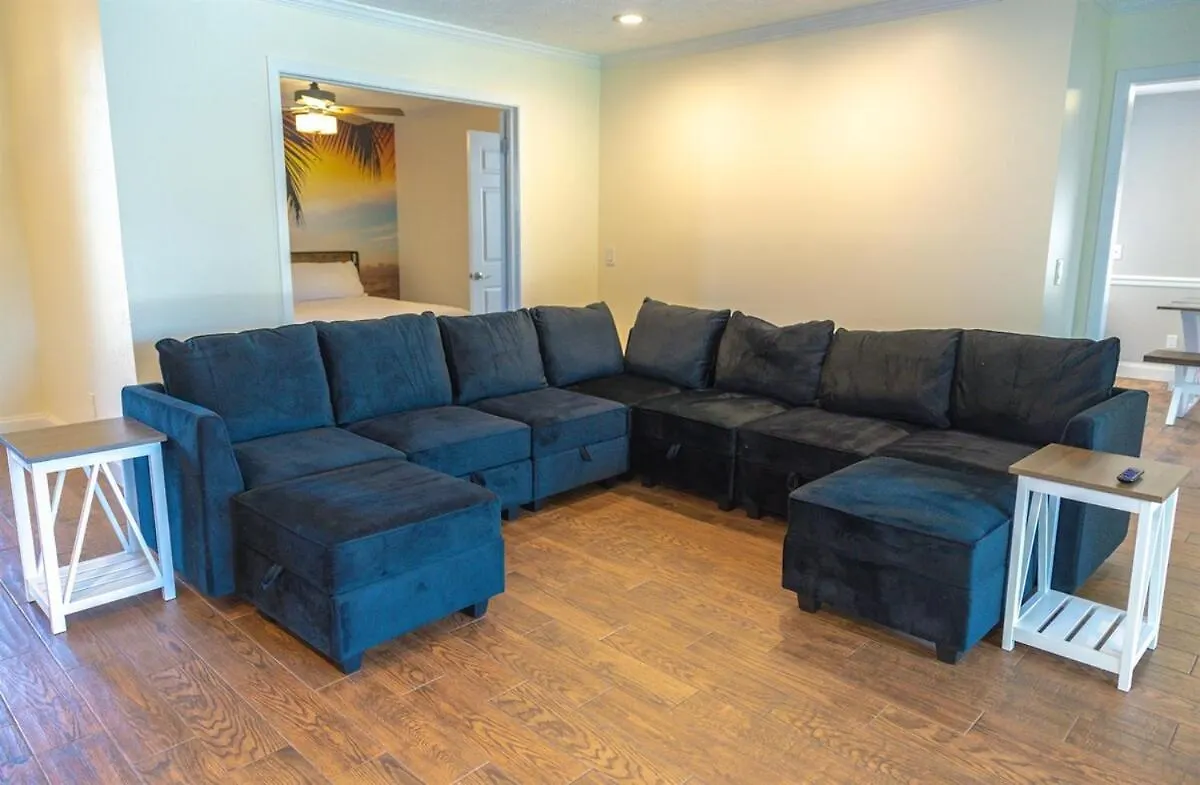 Tatil Evi Caribbean Feel,Mini&Disc Golf,Heated Pool,Game Rom Villa Panama City Beach